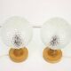 Paire de lampes de table du milieu du siècle dernier, années 1970, Hongrie