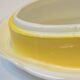 Vintage glazed ceramic butter dish - Manufacture Impériale de NImy