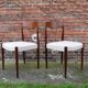 Ensemble de 4 chaises vintage scandinave