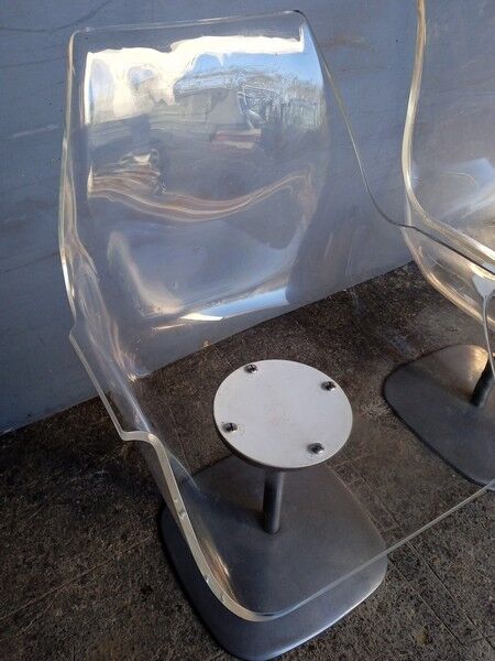 Pair of champagne chairs , Rausch