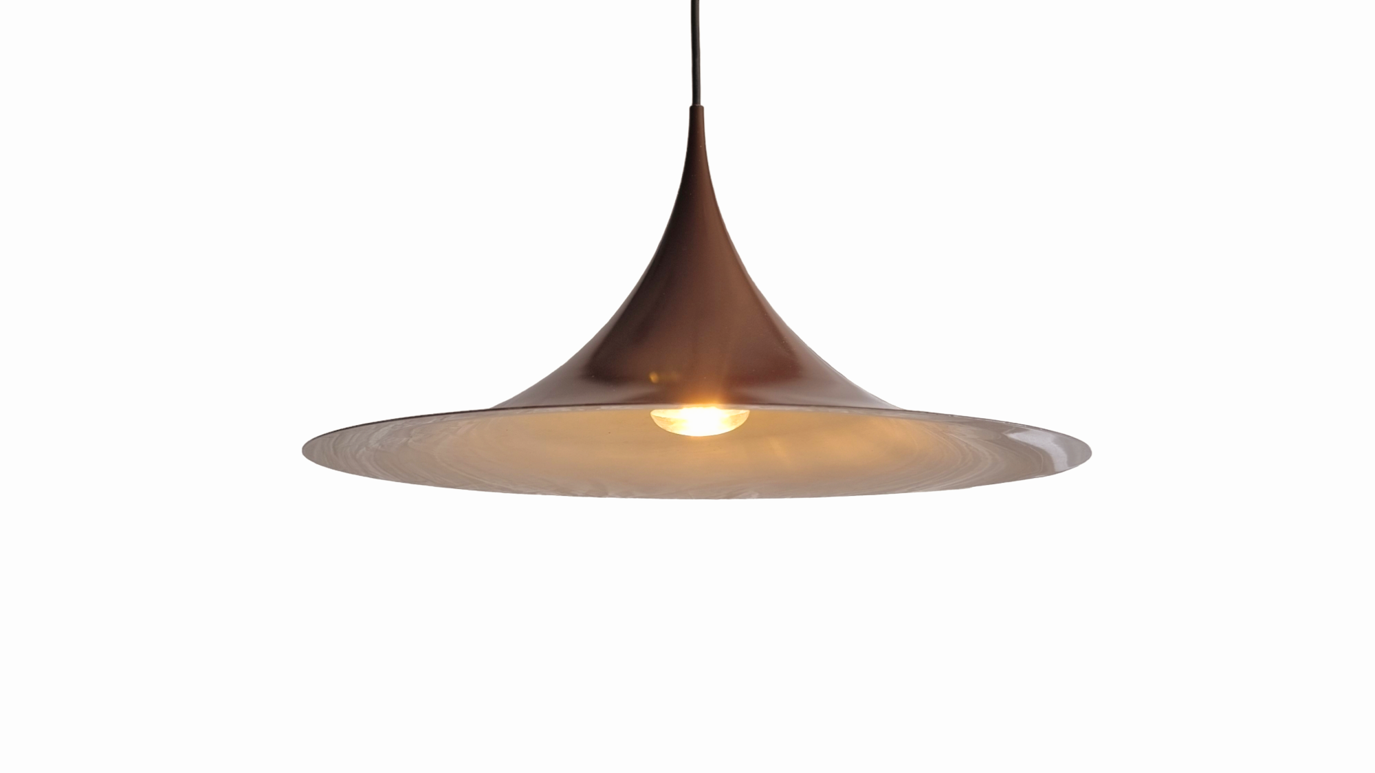 Vintage pendant lamp by Fog & Morup Semi, Denmark 1960-1970s