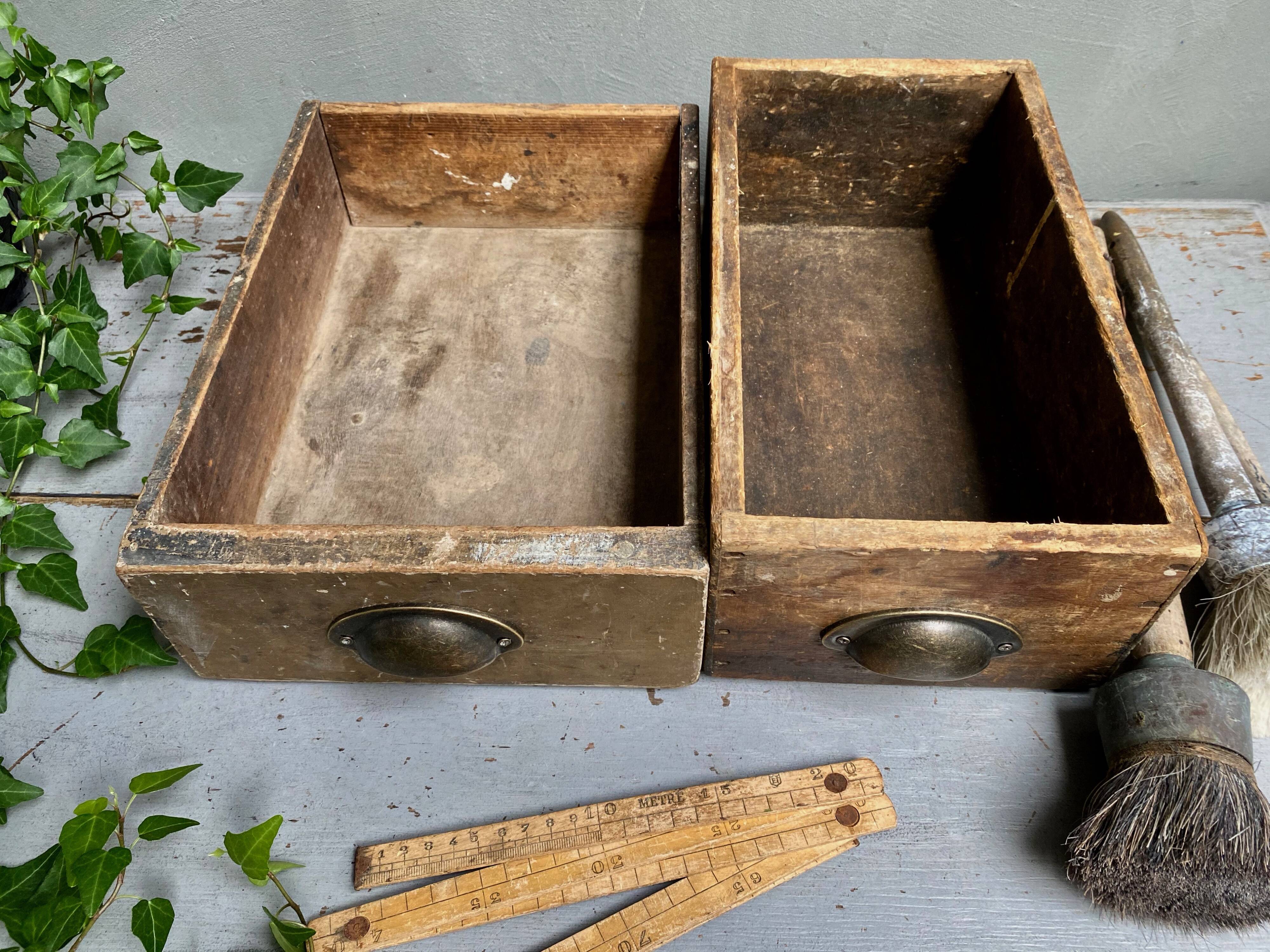 Pair of workshop drawers