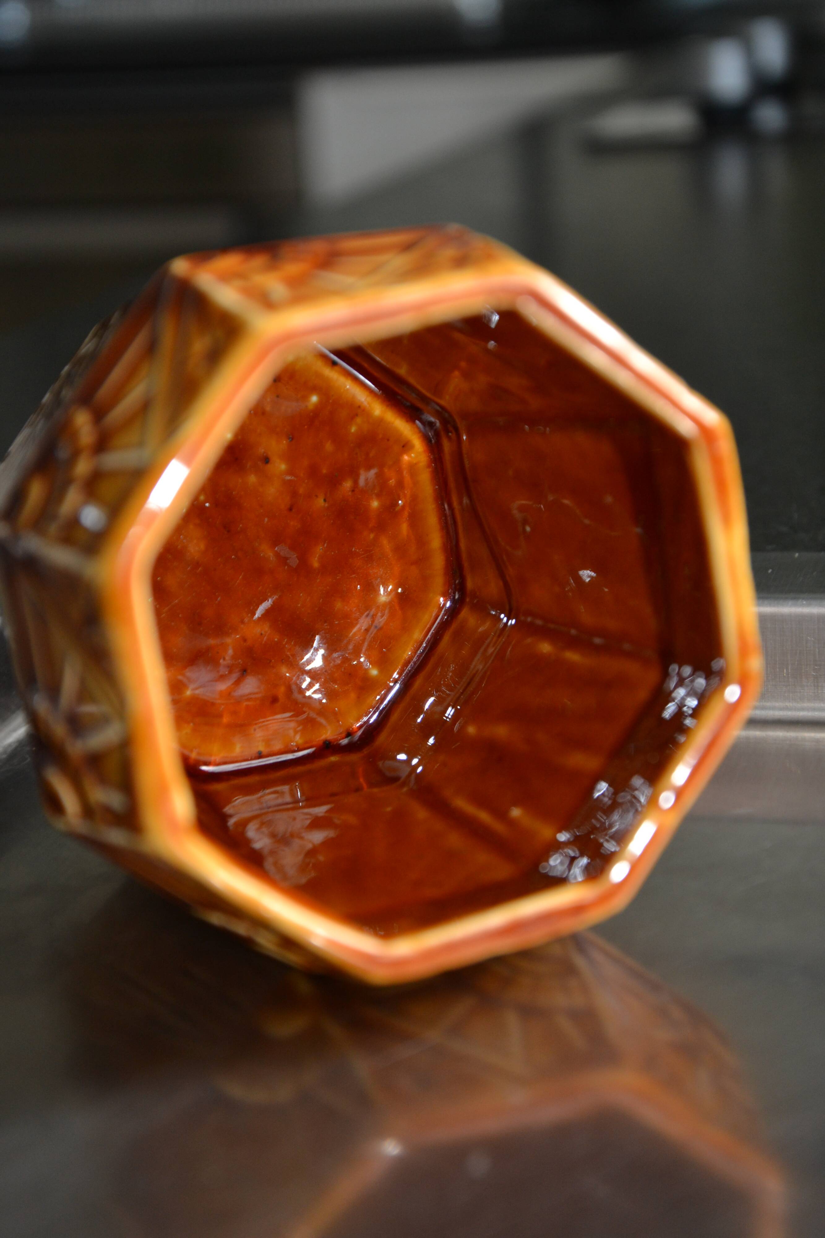 Small pot from the Onnaing faience factory, Art Deco period