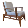 Oak armchair by René Gabriel