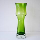 Mid-century modern glass vase by Bo Borgström for Åseda
