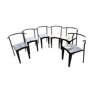 Chaises Dr Glob de Philippe starck pour kartell 1980