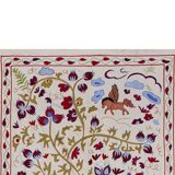 Hand-knotted rug, vintage Turkish rug 108x184 cm