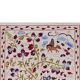 Hand-knotted rug, vintage Turkish rug 108x184 cm