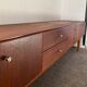 Scandinavian teak row from the 60s and 70s