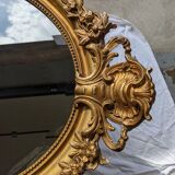 Old beveled mirror