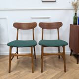 Chaises scandinaves vertes