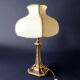Vintage table lamp in gilded copper