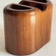Vintage Teak Pencil Holder