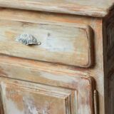 Small Parisian-style patinated sideboard