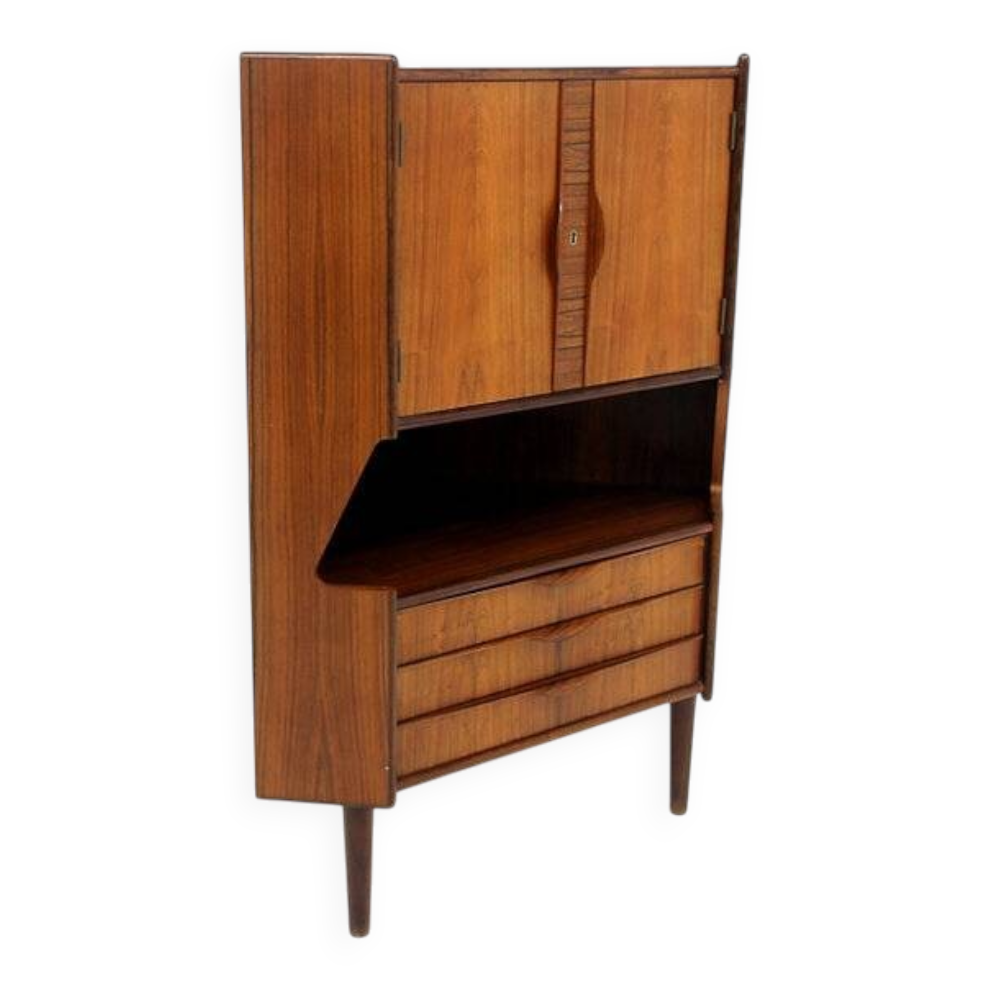 Scandinavian rosewood cabinet, Gunni Oman, Denmark, 1960