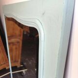 Old mirror revamped in light turquoise
