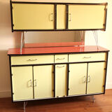 Buffet rockabilly vintage en Formica structure Eiffel.