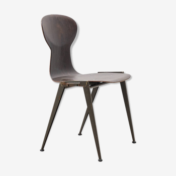 Vintage Presikhaaf bean chair in anthracite ebony