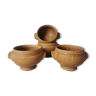 Vintage eared sandstone bowls
