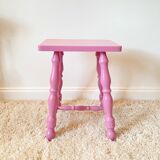 Vintage pink stool