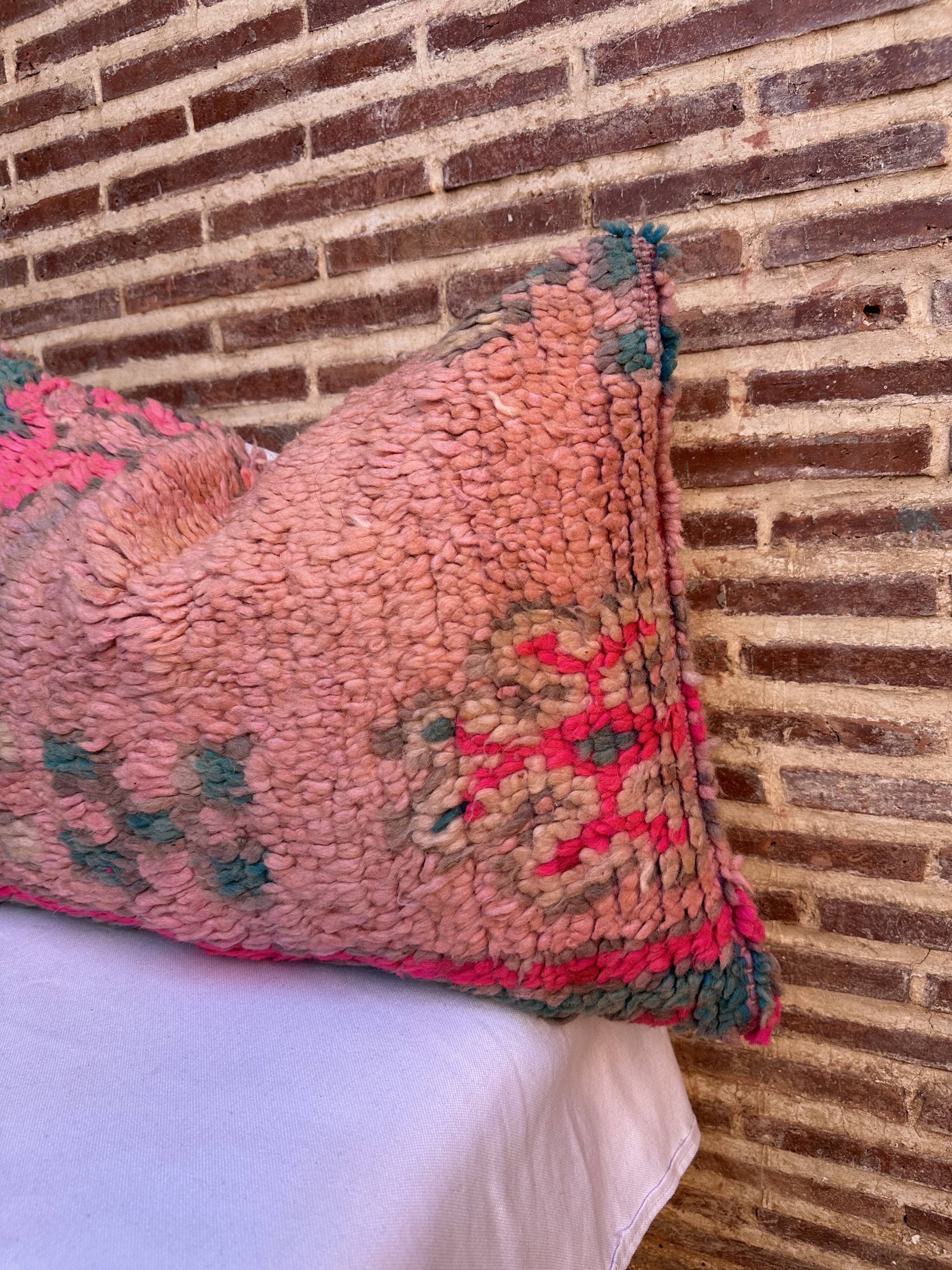 Beautiful vintage Berber Kilim cushion from Morocco