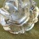 Vintage (1930-40th) french glass brass and metal doorhandle
