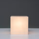 Plexi cubic lamp, Harco Loor, 80s, Netherlands