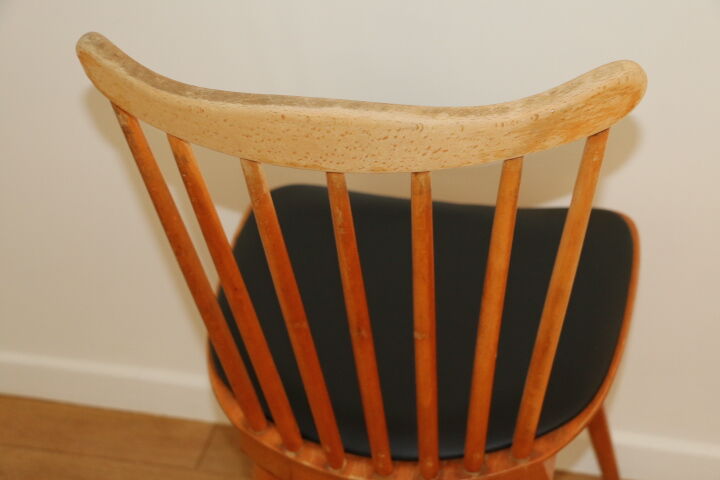 4 chairs baumann v5 skaï black light beech