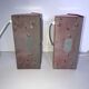 Pair of metal wall lights IKEA type V204 red