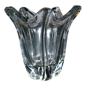 vase tulipe en cristal - moderniste