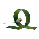 Lampe Boucle Verte en métal, 1980
