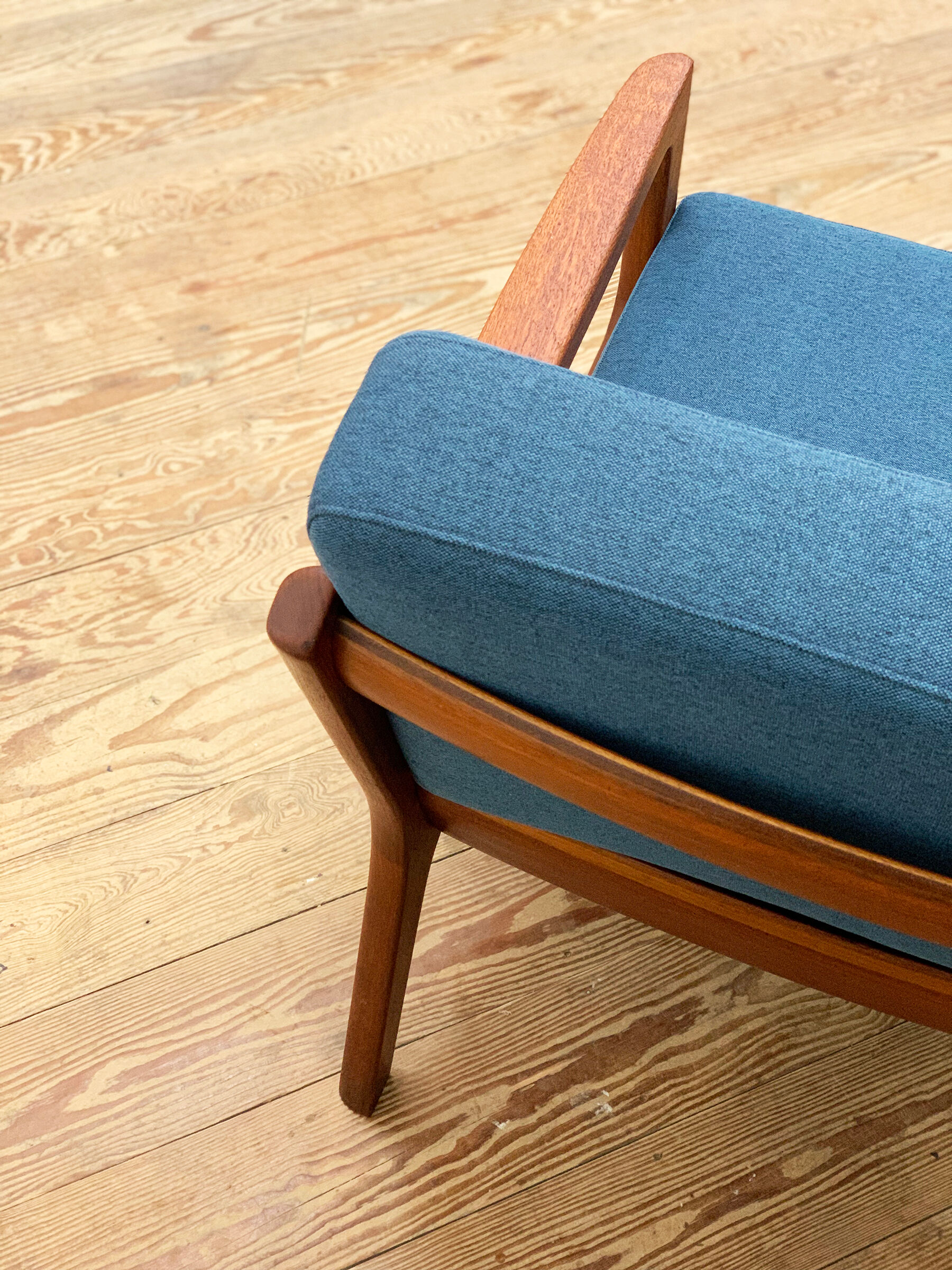 Teak armchair by Ole Wanscher for France & Son, Mid Century Modern Danish Design, 1950er