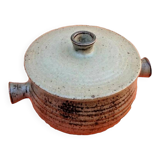 Serving tureen, glazed stoneware, ceramicist Jean Tessier, Atelier Le Cep