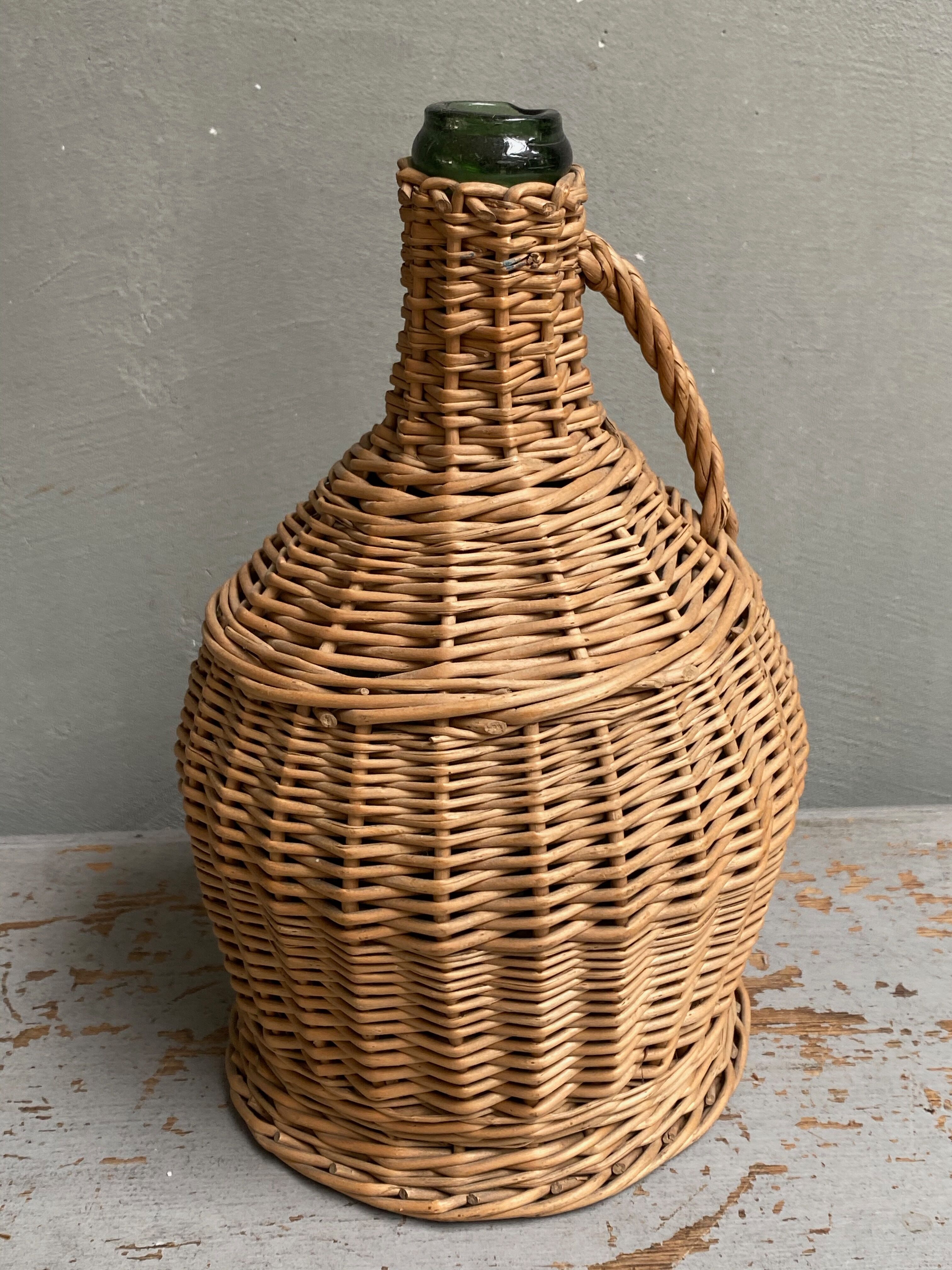 Lady Jeanne dressed in rattan