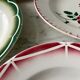 Set of 6 mismatched hollow plates Digoin Sarreguemines years 30-40