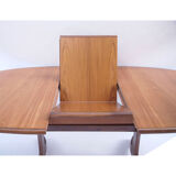 Scandinavian vintage dining or meeting table, a butterfly extension cord