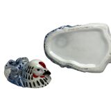 20th century earthenware Easter hen candy box