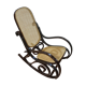 Rocking-chair curved wooden