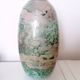 Large lacquered glass vase signed Jean-Noêl Bouillet