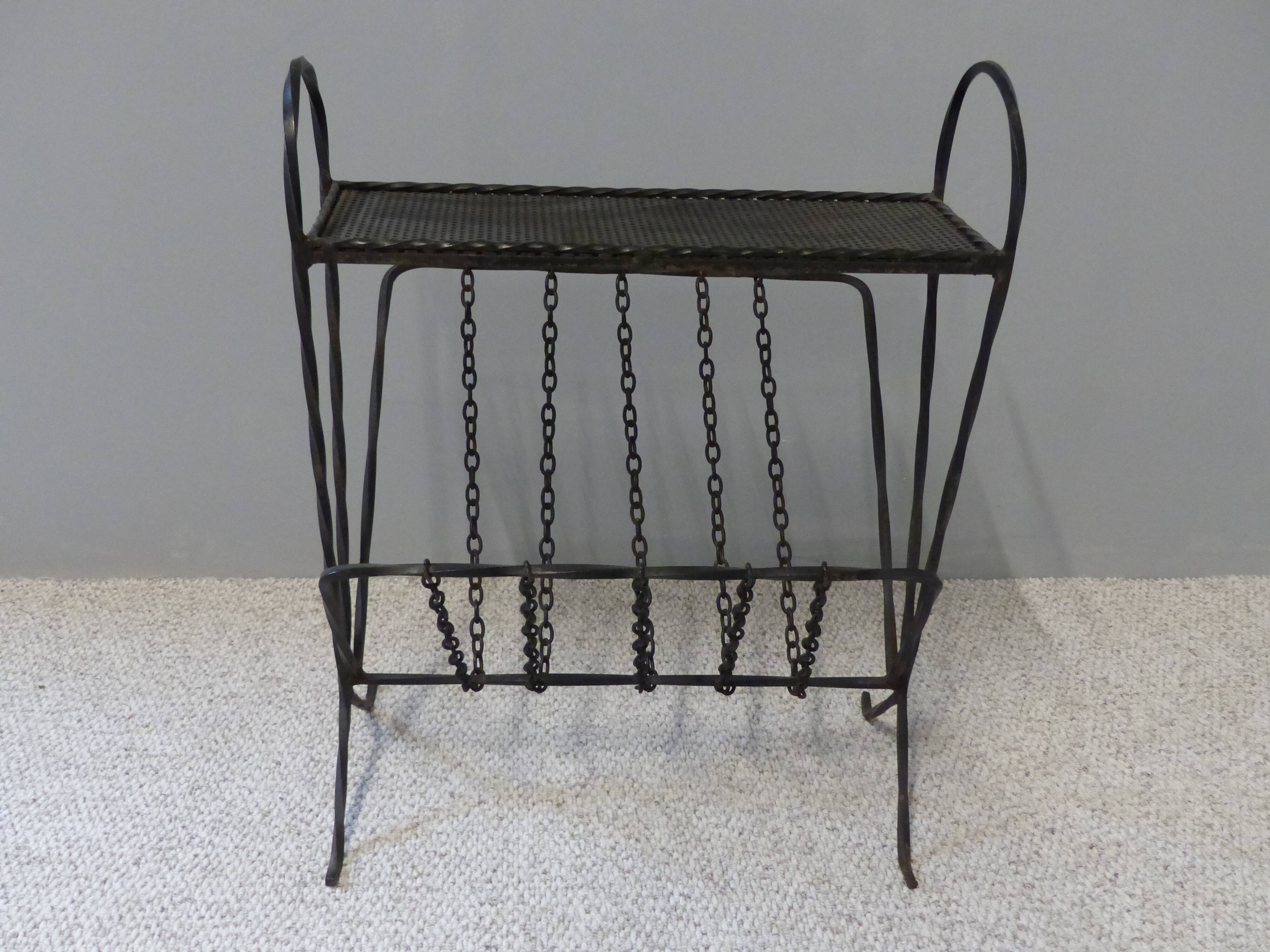 Rare door magazine openwork metal