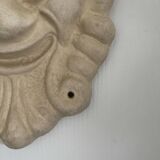 Ancient Rare Head Face Mascaron Satyr Mask Pottery Bavent France Clay