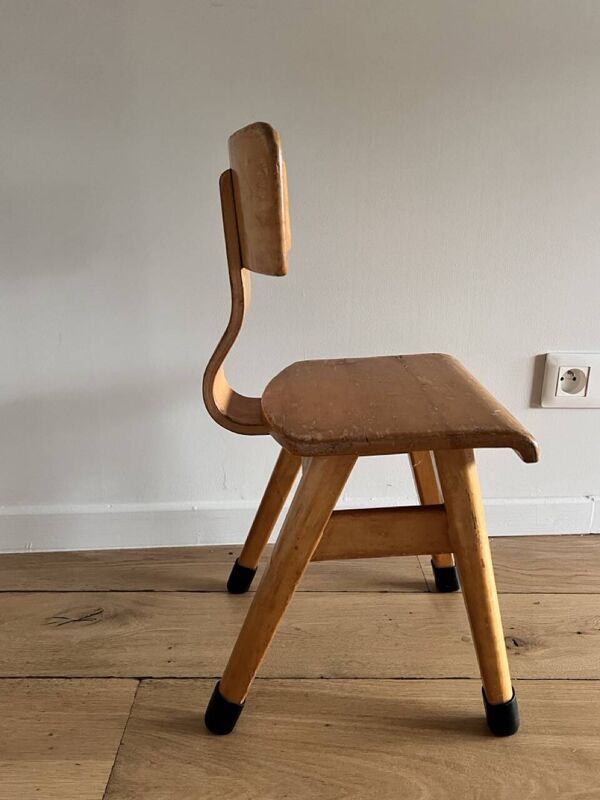 Chaise d'enfant vintage Montessori
