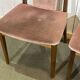 Suite de 4 chaises GPlan en teck des années 1980