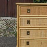 Dal vera rattan chest of drawers