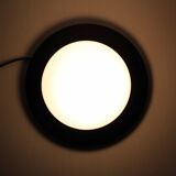 Wall lamp or ceiling lamp in metal and glass