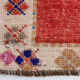 3x7 short vintage oushak runner rug