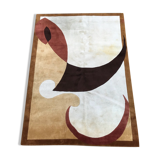 Beautiful french rug by Paulette Née handmade 160 x 230 cm