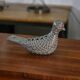 Ceramic dove flower frog, Le Potier Menton, 1960s