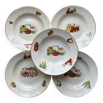 Assiettes plates primeurs Moulin des loups Orchies