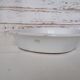 Aluminite Frugier gratin dish, porcelain with fire